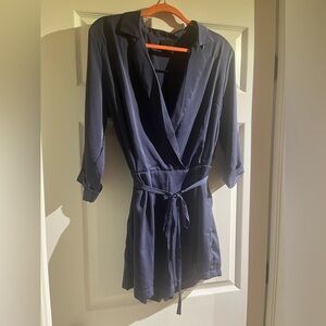 Navy Romper